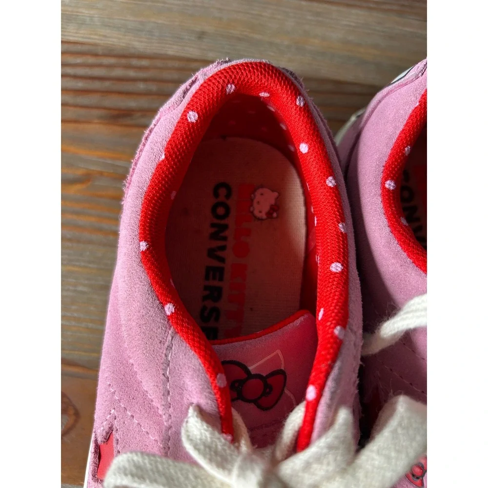Converse One Star‎ x Hello Kitty Pink Sneakers Womens Size 7 Low Top Shoes - Picture 5 of 9